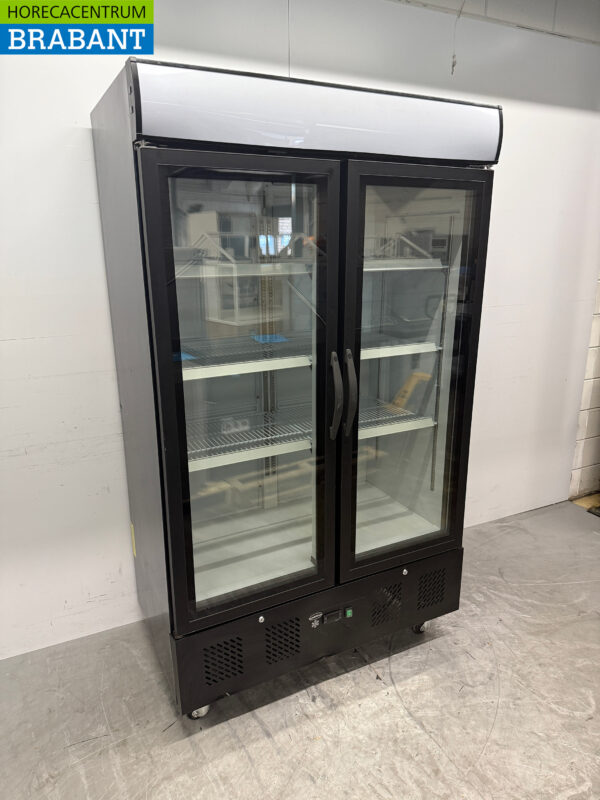 Combisteel Réfrigérateur à roulettes à double porte vitrée 1079 litres 230V Horeca – Image 3