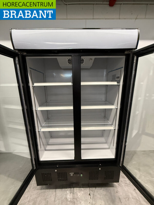 Combisteel Réfrigérateur à roulettes à double porte vitrée 1079 litres 230V Horeca – Image 4