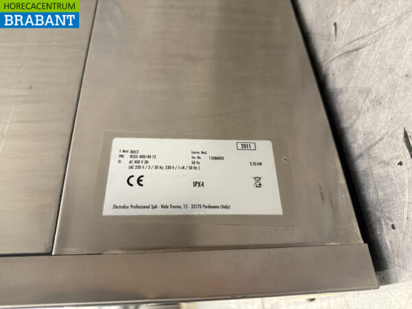 Lave-vaisselle Zanussi NUC3 en acier inoxydable 400V Restauration – Image 6