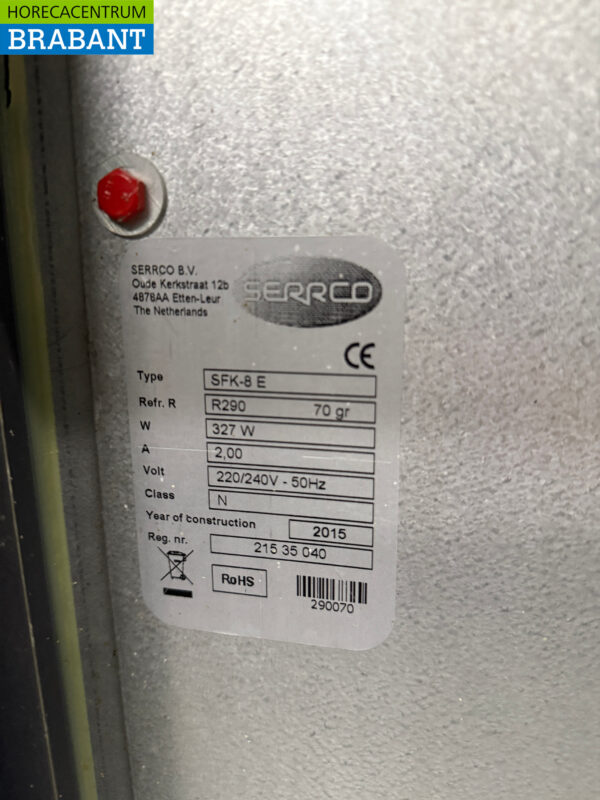 Serrco SFK-8E Réfrigérateur à baril 135 cm 230V Horeca – Image 5