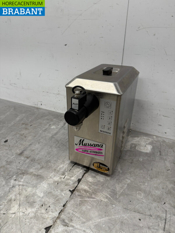 Machine à crème chantilly Mussana Pony 2 litres en acier inoxydable 230V Horeca – Image 2