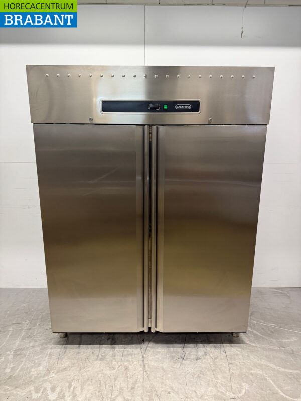 Maxxfrost en acier inoxydable Congélateur double porte 1300 litres 230V Horeca