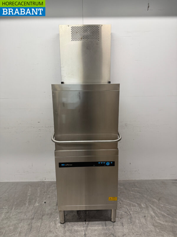 Lave-vaisselle inox Meiko Upster H500 M2 avec pompe de vidange 400V Horeca
