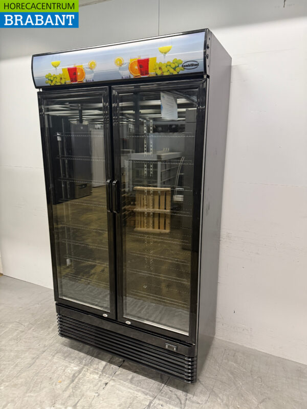 Combisteel Réfrigérateur à roulettes à double porte vitrée 758 litres 230V Horeca – Image 3