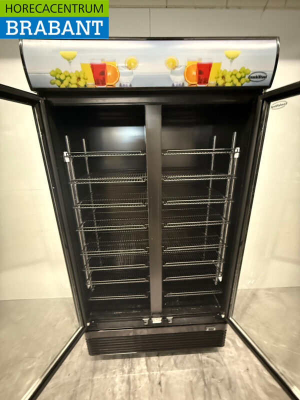 Combisteel Réfrigérateur à roulettes à double porte vitrée 758 litres 230V Horeca – Image 4