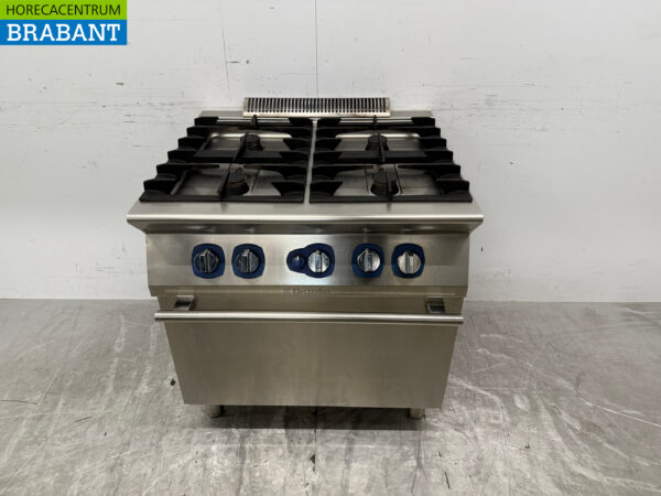 Cuisinière à gaz Elektrolux 4 feux en acier inoxydable avec four Gaz Naturel Restauration