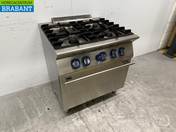Cuisinière à gaz Elektrolux 4 feux en acier inoxydable avec four Gaz Naturel Restauration – Image 3
