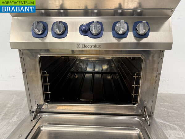 Cuisinière à gaz Elektrolux 4 feux en acier inoxydable avec four Gaz Naturel Restauration – Image 4