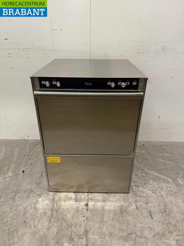 Lave-vaisselle Whirlpool en acier inoxydable avec pompe de vidange 230V Horeca