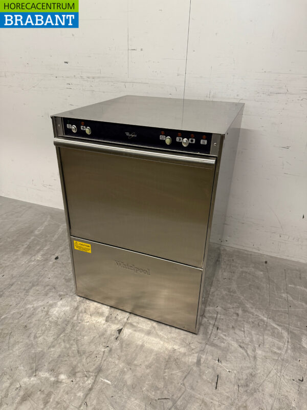 Lave-vaisselle Whirlpool en acier inoxydable avec pompe de vidange 230V Horeca – Image 2