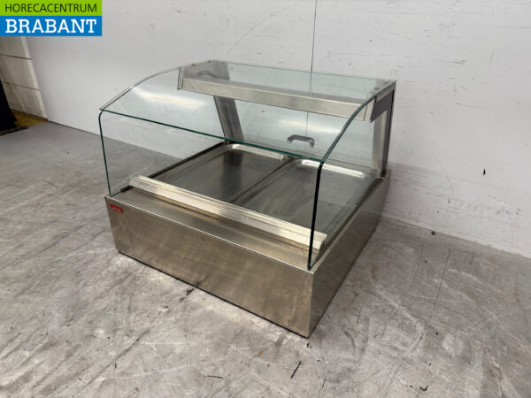 Vitrine Unis en acier inoxydable 2 x 1/1 GN 230V Horeca – Image 2