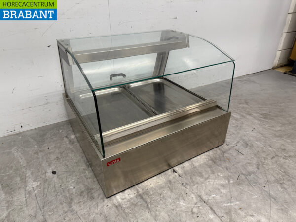 Vitrine Unis en acier inoxydable 2 x 1/1 GN 230V Horeca – Image 3