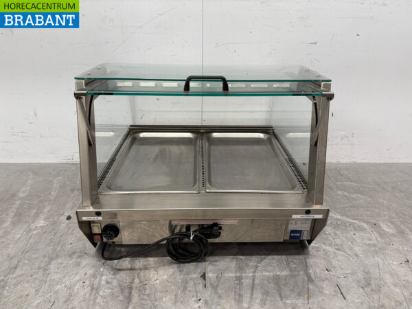 Vitrine Unis en acier inoxydable 2 x 1/1 GN 230V Horeca – Image 5