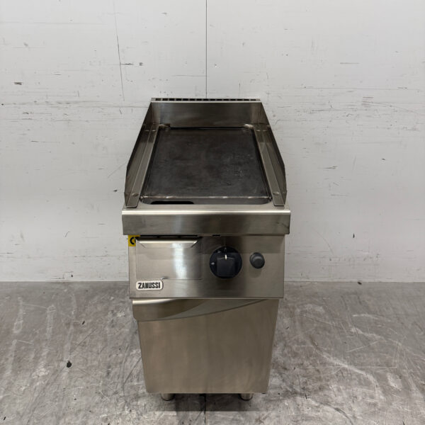 Planche à griller Zanussi en acier inoxydable 40 cm Gaz naturel Horeca