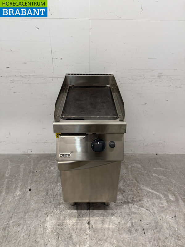 Planche à griller Zanussi en acier inoxydable 40 cm Gaz naturel Horeca