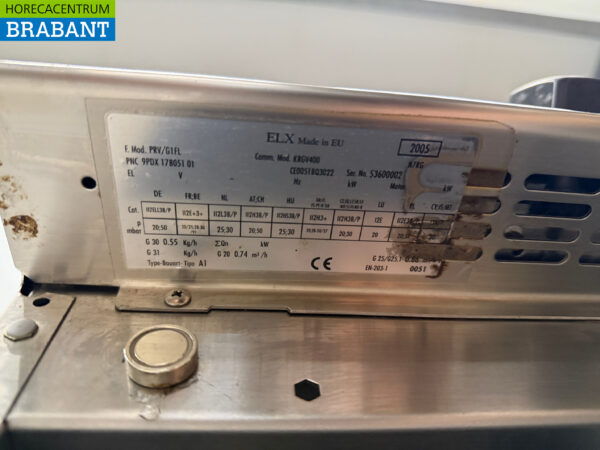 Planche à griller Zanussi en acier inoxydable 40 cm Gaz naturel Horeca – Image 6