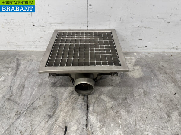 Siphon de sol Combisteel en acier inoxydable 30 x 30 x 14 cm Horeca