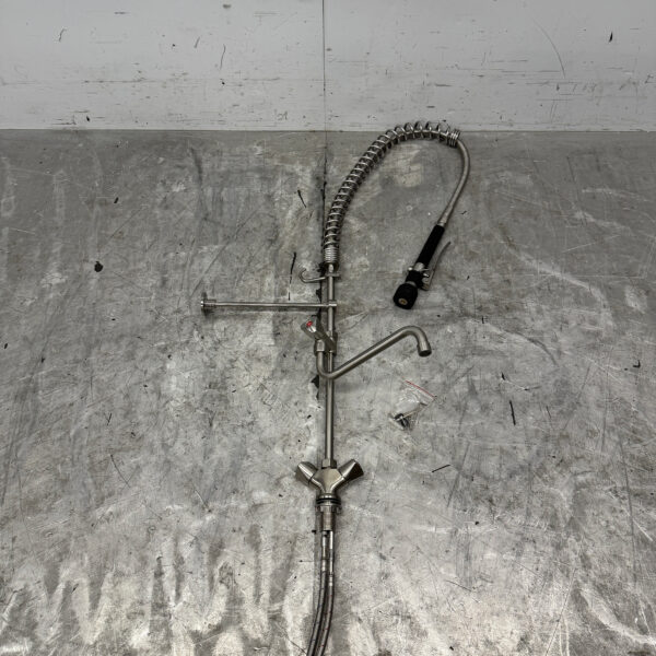 Combisteel en acier inoxydable Prélavage douche Rinçage robinet avec mitigeur et bec Horeca