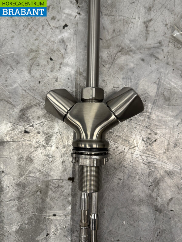 Combisteel en acier inoxydable Prélavage douche Rinçage robinet avec mitigeur et bec Horeca – Image 5