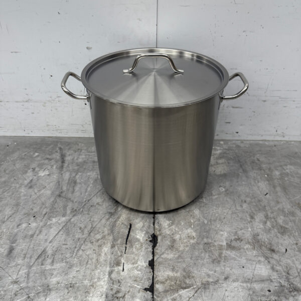 Combisteel en acier inoxydable Poêle à soupe Poêle de cuisson 36 x 36 cm 36 litres Horeca