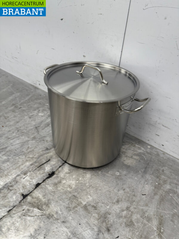 Combisteel en acier inoxydable Poêle à soupe Poêle de cuisson 36 x 36 cm 36 litres Horeca – Image 2