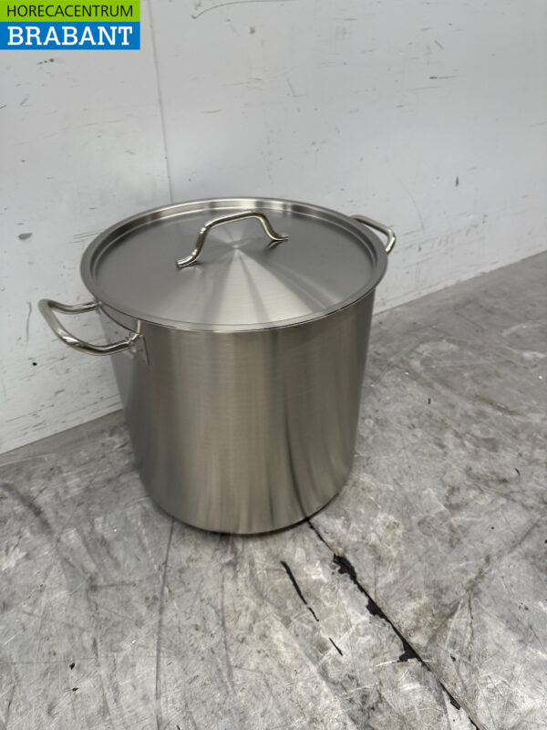 Combisteel en acier inoxydable Poêle à soupe Poêle de cuisson 36 x 36 cm 36 litres Horeca – Image 3