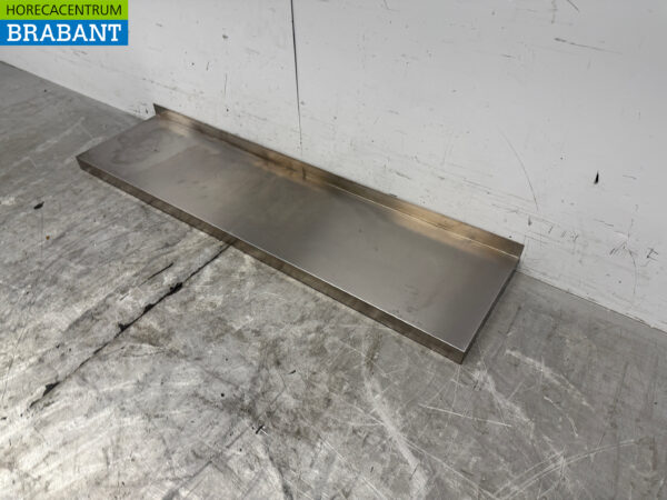 Étagère murale en acier inoxydable 120 x 30 cm Restauration – Image 2