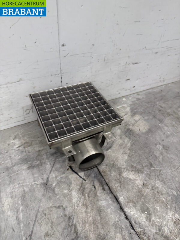 Siphon de sol Combisteel en acier inoxydable 20 x 20 x 13 cm Horeca – Image 3