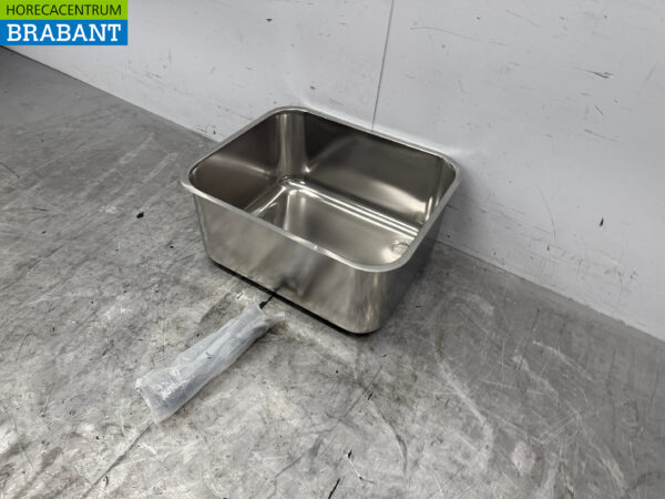 Evier Combisteel en acier inoxydable 60 x 50 x 28 cm Horeca – Image 2