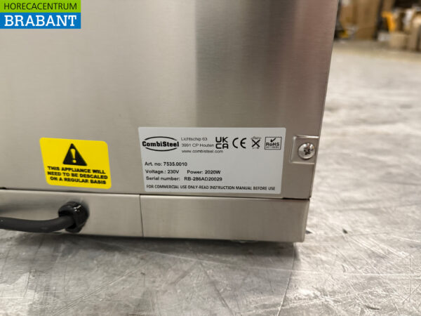 Machine à café Combisteel en acier inoxydable 230V Horeca – Image 4