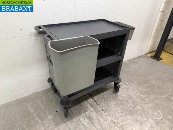 Chariot de service en plastique 3 étages 123 cm Horeca – Image 3
