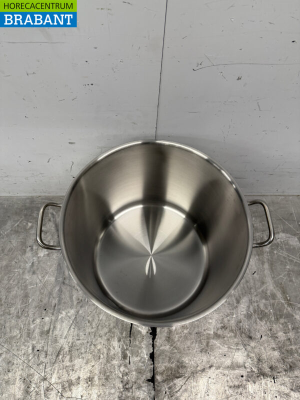 Combisteel en acier inoxydable Poêle à soupe Poêle de cuisson 40 x 40 cm 50 litres Horeca – Image 4