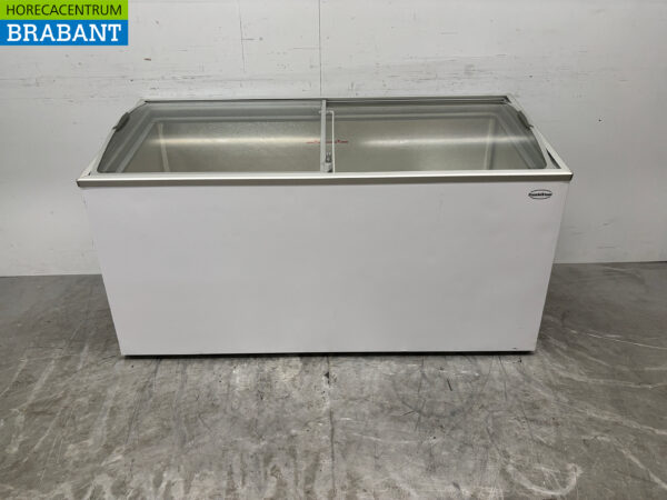 Combisteel Congélateur de magasin Congélateur avec couvercles coulissants en verre 432 litres 230V Horeca
