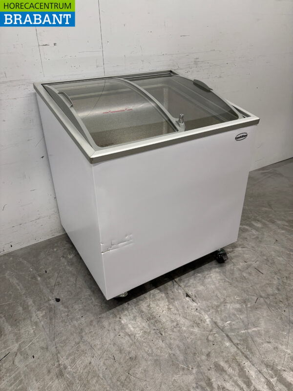 Combisteel Mobile Shop Freezer Chest with sliding glass lids 184 litres 230V Horeca – Image 2
