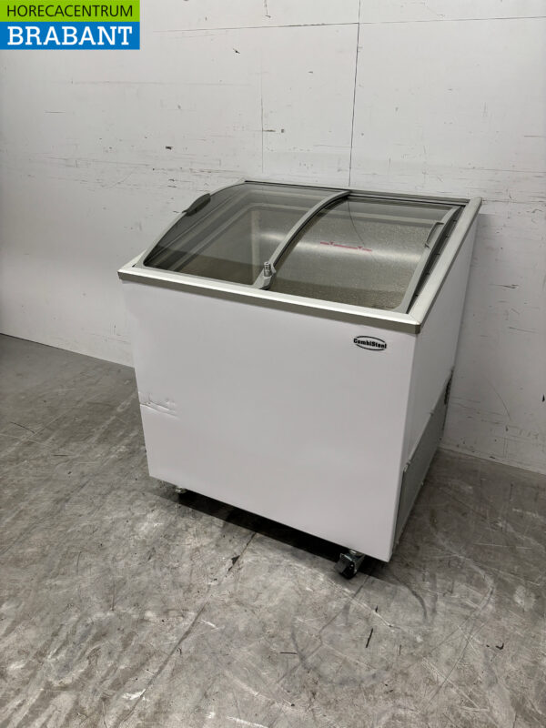 Combisteel Mobile Shop Freezer Chest with sliding glass lids 184 litres 230V Horeca – Image 3