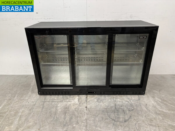 Backbar Bar Cooler Portes coulissantes en verre 337 litres 135 cm 230V Horeca