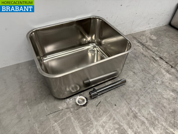 Evier Combisteel en acier inoxydable 60 x 50 x 28 cm Horeca – Image 3