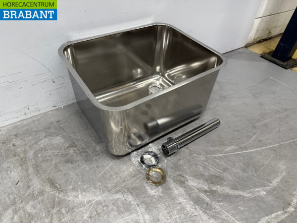 Evier Combisteel en acier inoxydable 50 x 40 x 28 cm Horeca – Image 3