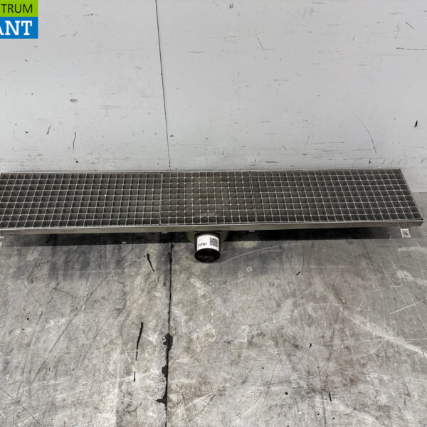 Siphon de sol Combisteel en acier inoxydable 114,4 x 20 x 14 cm Horeca