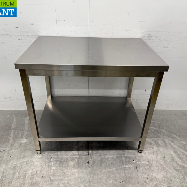 Table de travail en acier inoxydable avec étagère inférieure 100 x 70 x 88,5 cm Horeca