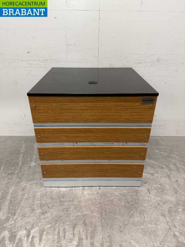 Caisse en acier inoxydable Combisteel 80 x 80 x 82 cm Restauration