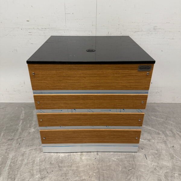 Caisse en acier inoxydable Combisteel 80 x 80 x 82 cm Restauration