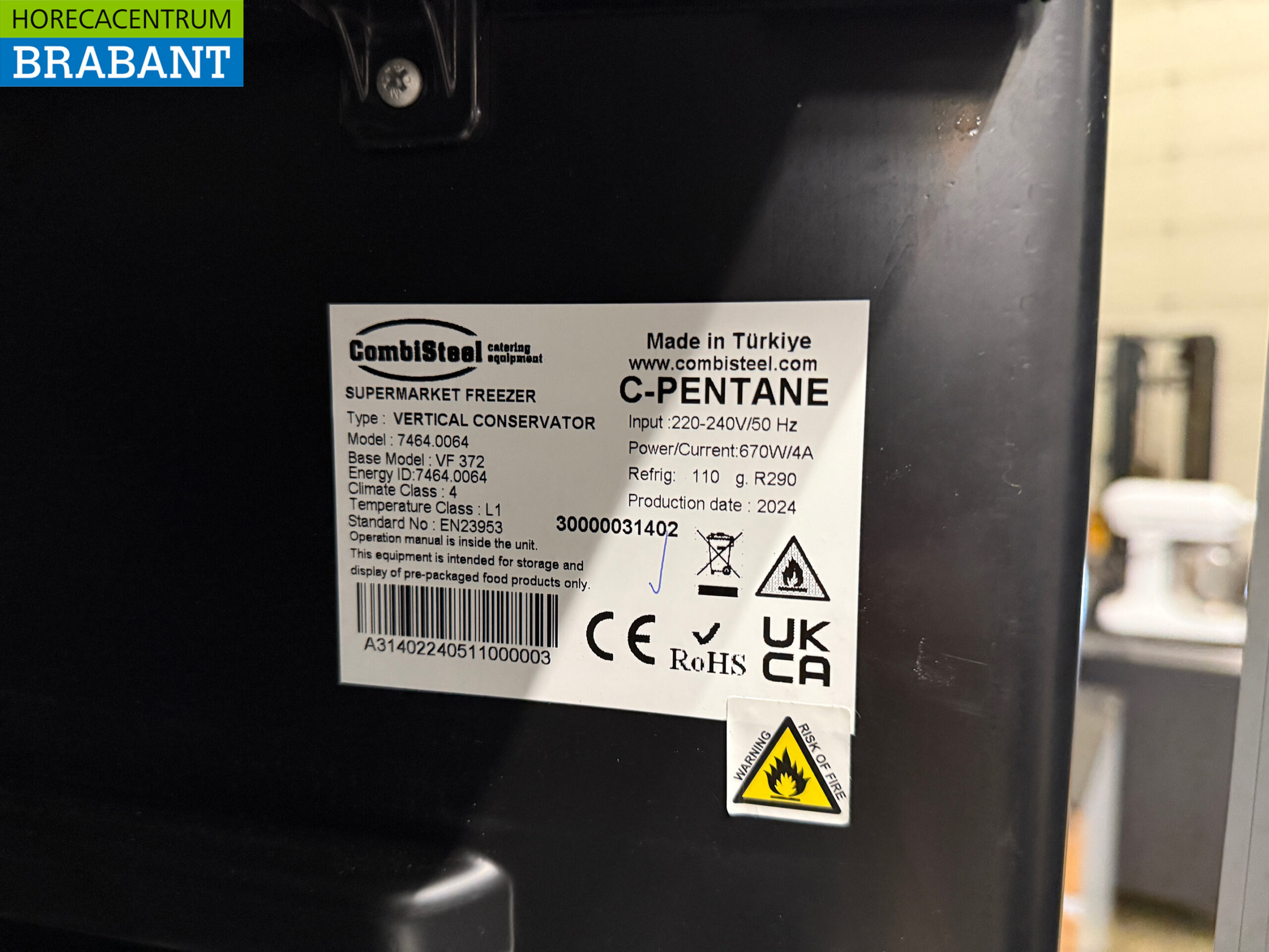 Combisteel Congélateur à porte vitrée 382 litres 230V Horeca – Image 6