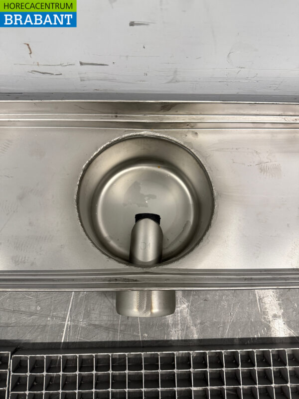 Siphon de sol Combisteel en acier inoxydable 133 x 20 x 14 cm Horeca – Image 5