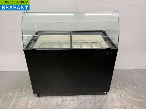 Mobile Combisteel Java Scoop vitrine à glace 8 plateaux 230V Horeca