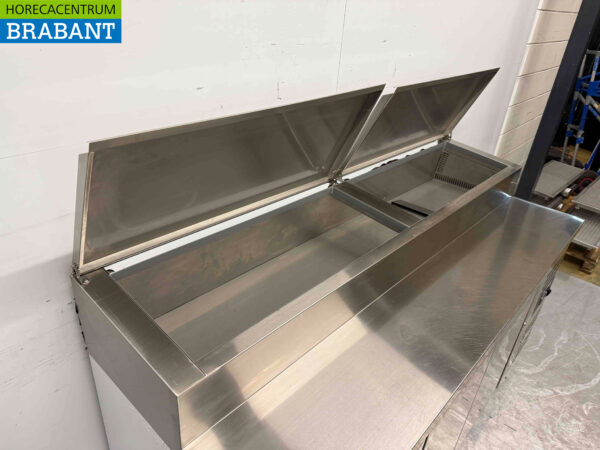 Saladette EcoFrost en acier inoxydable 3 portes 179,5 cm 230V Horeca – Image 5