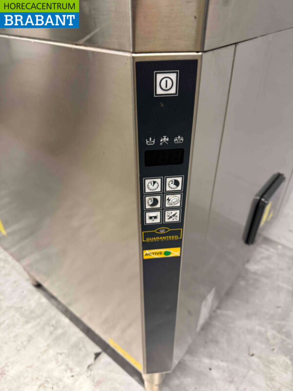 Lave-vaisselle à passage Zanussi en acier inoxydable avec récupération de chaleur 400V Horeca – Image 4