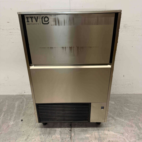 Machine à glaçons ITV en acier inoxydable 75 kg par jour 37 kg bunker 230V Horeca