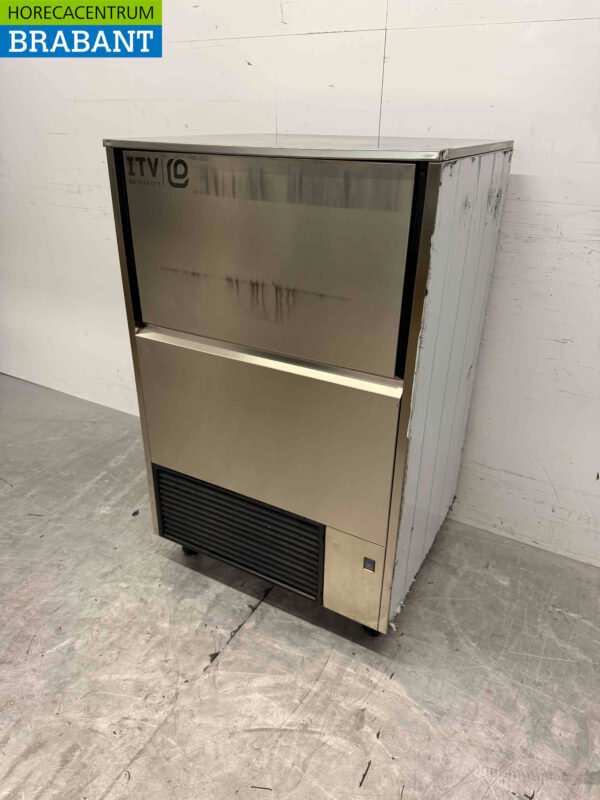 Machine à glaçons ITV en acier inoxydable 75 kg par jour 37 kg bunker 230V Horeca – Image 2