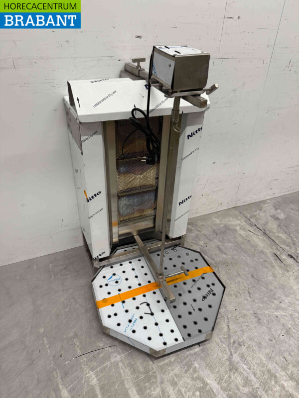Acier inoxydable Combisteel Gyros Grill Donerergrill 3 brûleurs Moteur au-dessus Gas Catering – Image 3